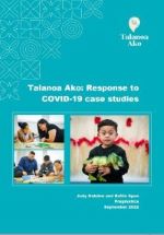 Talanoa Ako - Response to COVID-19 case studies cover.