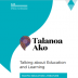 Cover of Talanoa Ako - Talking about education and learning